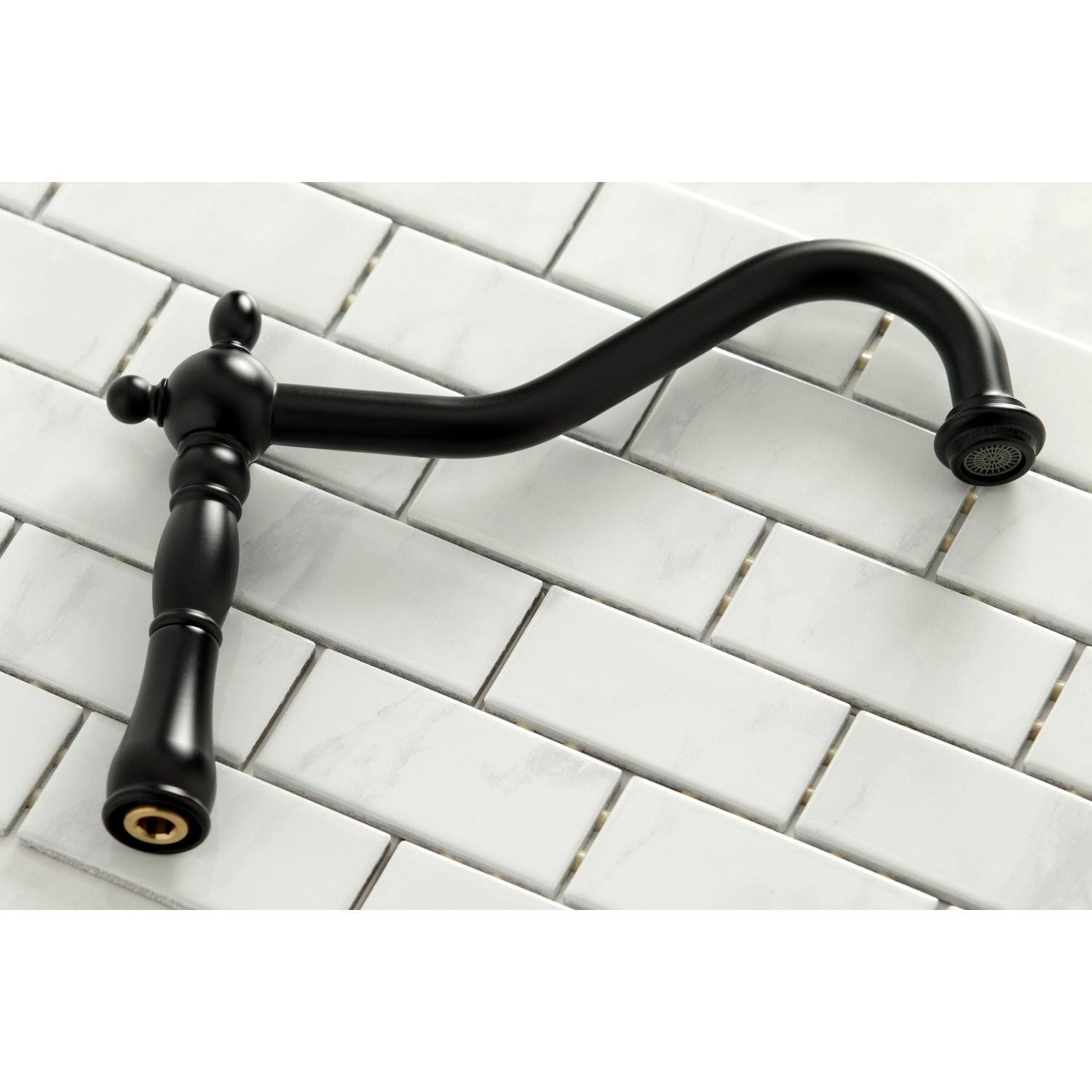 Antique Brass Kitchen Faucet with Brass Sprayer S1561