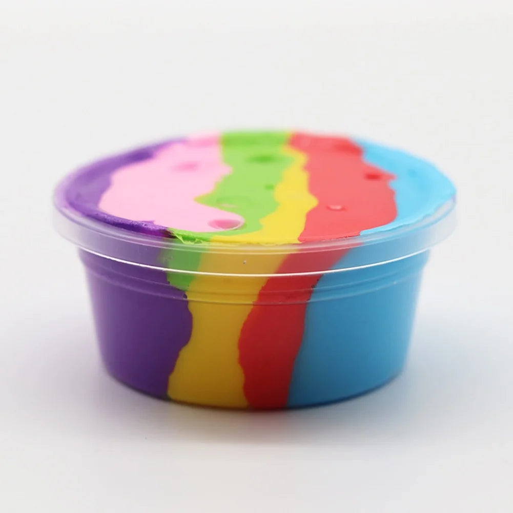 Rainbow Slime Putty Clay Plasticine Kids Toys Y372