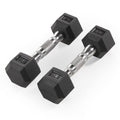5 lb Rubber Hex Dumbbells (Pairs) C967506