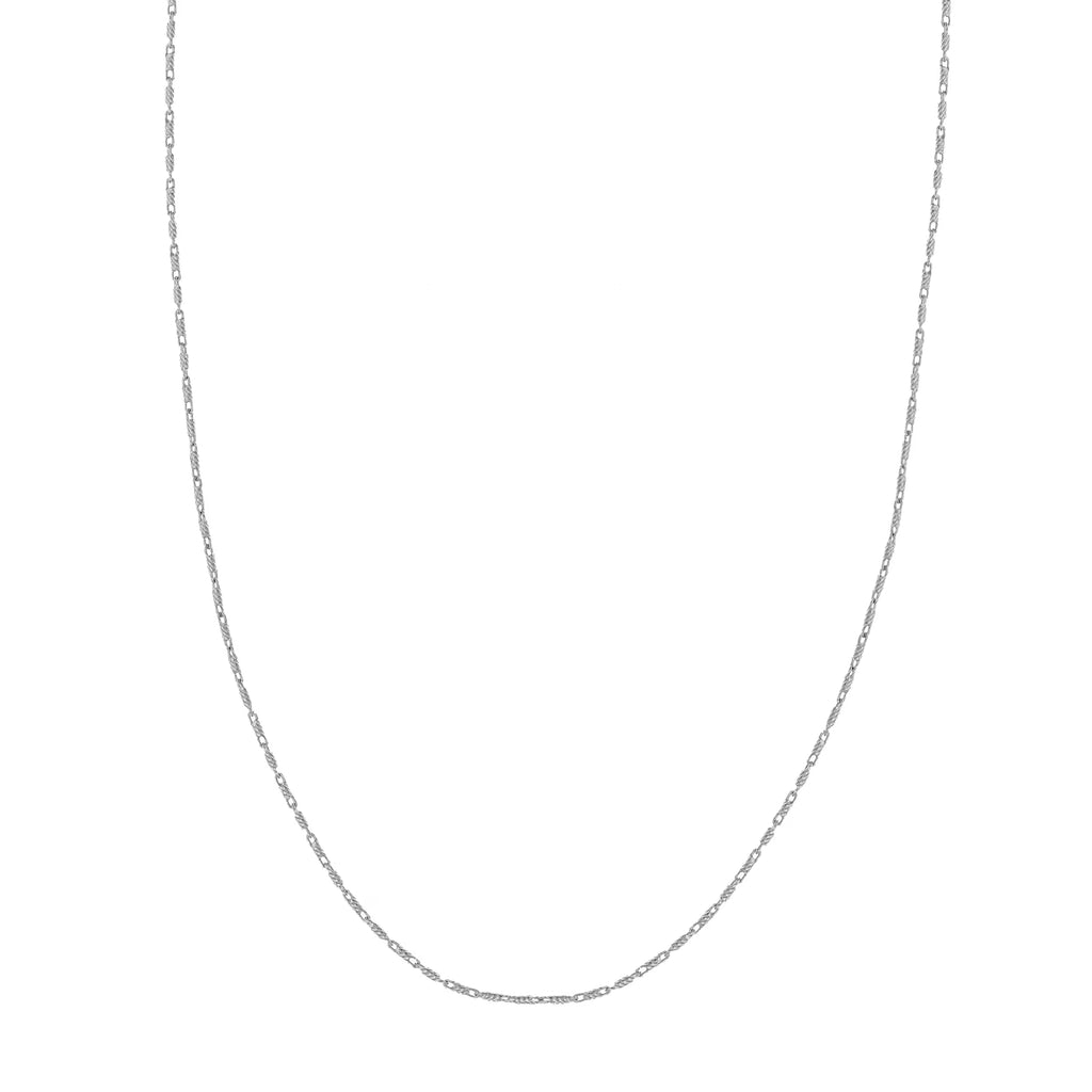 14K White Gold 20" 0.95mm Chain Necklace Q198916