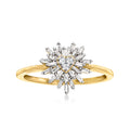 10kt Yellow Gold Diamond Heart Ring L402