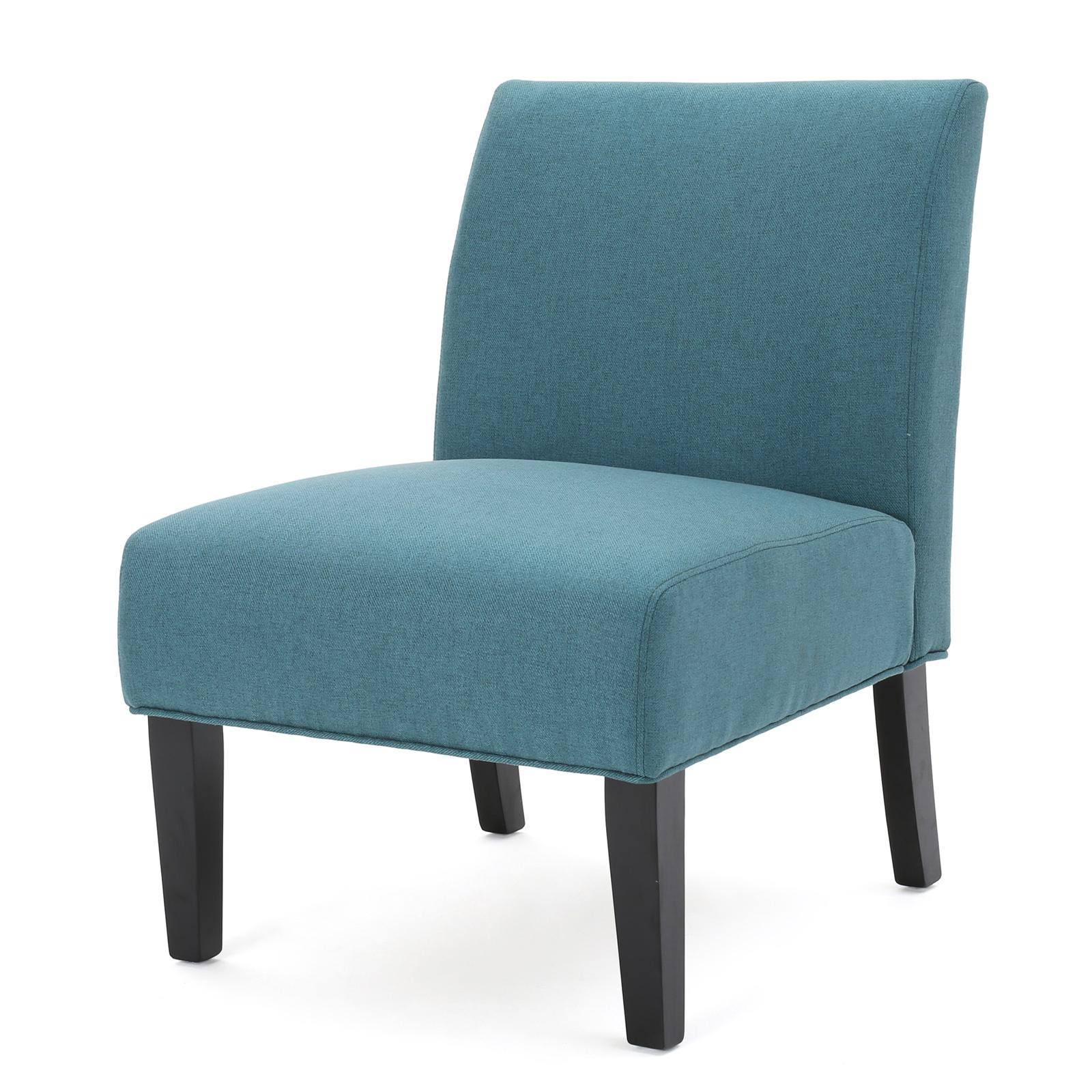 Dark Teal Fabric Accent Chair S962462