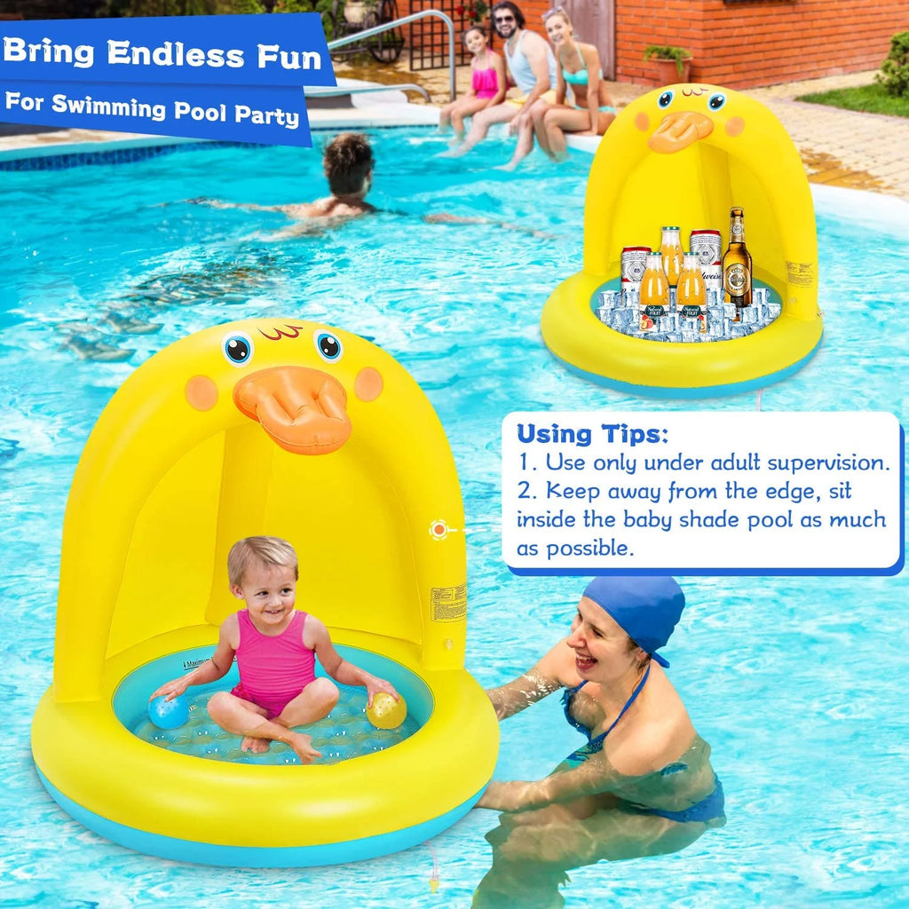 Inflatable Baby Pool with Canopy J52836