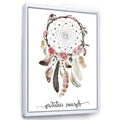 White Floater Frame Canvas Painting S54708