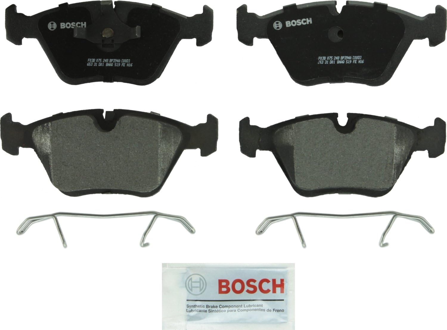 Semi-Metallic Disc Brake Pad Set Front Pack of 2 A93819