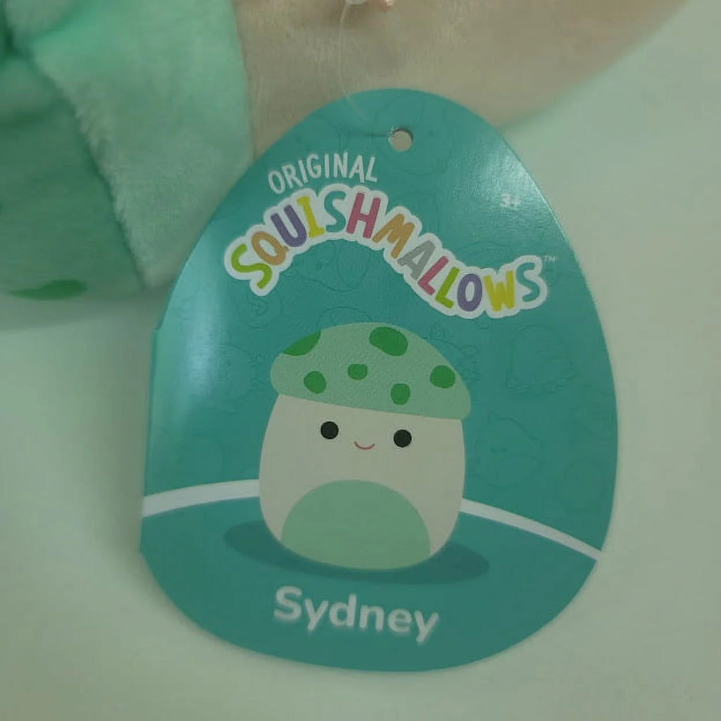 7 Inch Light Green Mushroom Plush Stuffed Toy T330764