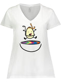 Easter Egg V-Neck T-Shirt B952516