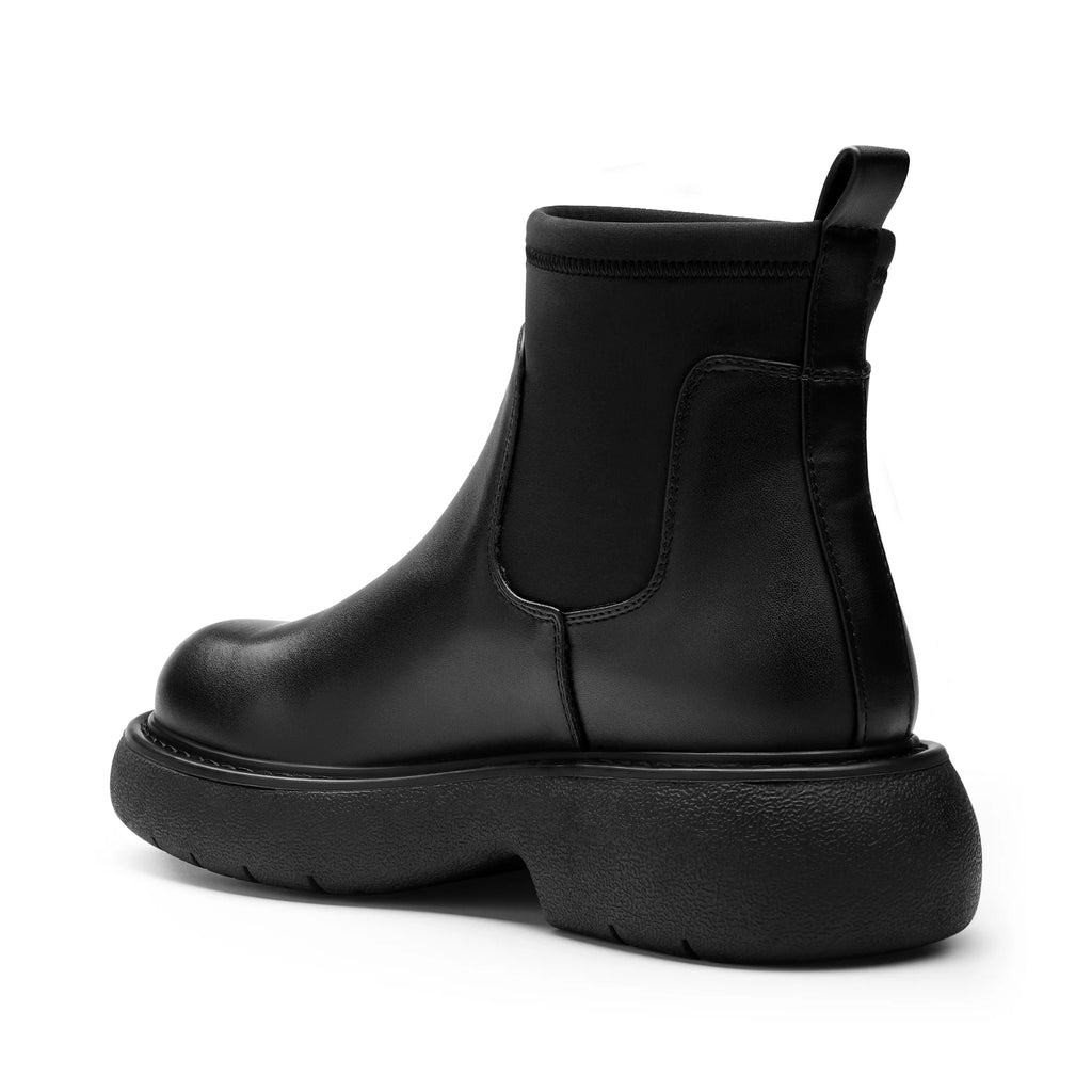 Black Size 7.5 Chelsea Booties O726882