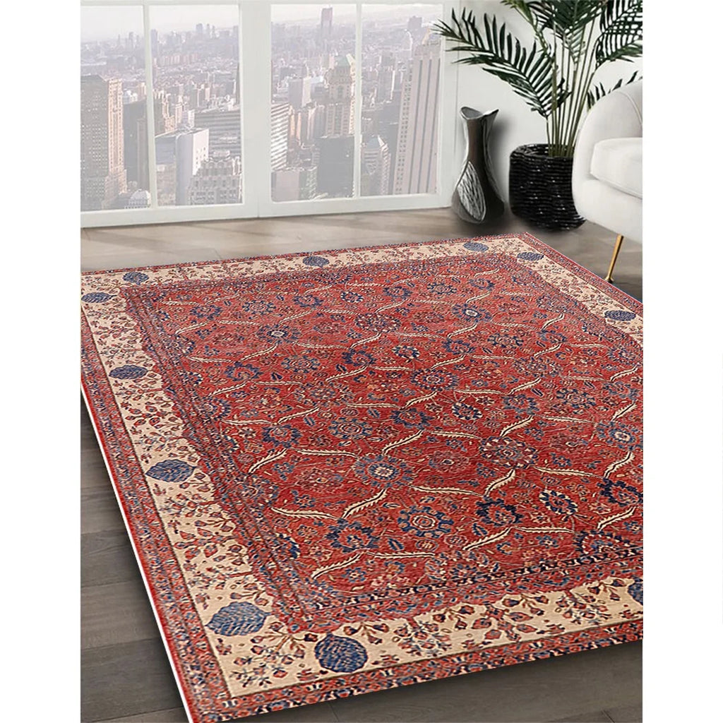 Red Oriental Rectangle Area Rug 2' x 5' S79469
