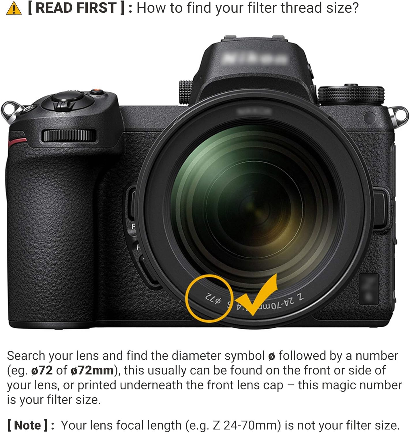 72mm Variable ND Filter & CPL Polarizer Filter, ND2-ND32, with Storage Case and Lens Cap G750