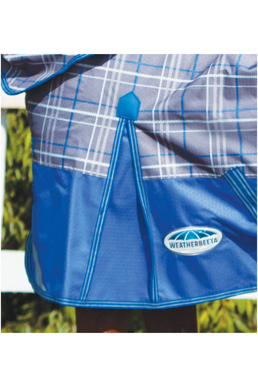 Grey Plaid Detach-A-Neck Medium Y543666