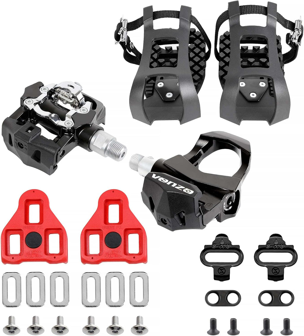 3 in 1 Look Delta Toe Cage SPD Spin Bike Pedals Pack of 2 W88961