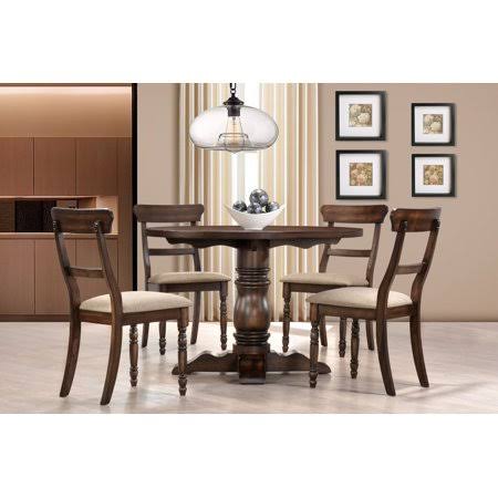 Brown Counter Height Chairs Set of 2 D828