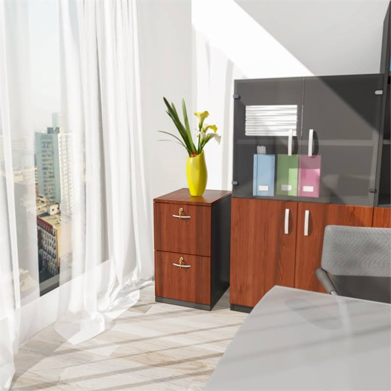 2 Drawer File Cabinet in Classic Cherry E54757