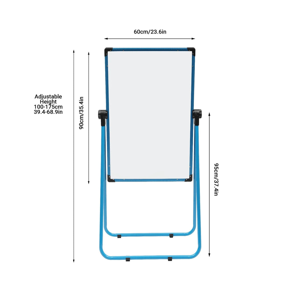 Whiteboard with Stand Magnetic Dry Erase Easel Board 36 x 24 inches Height Adjustable S46999