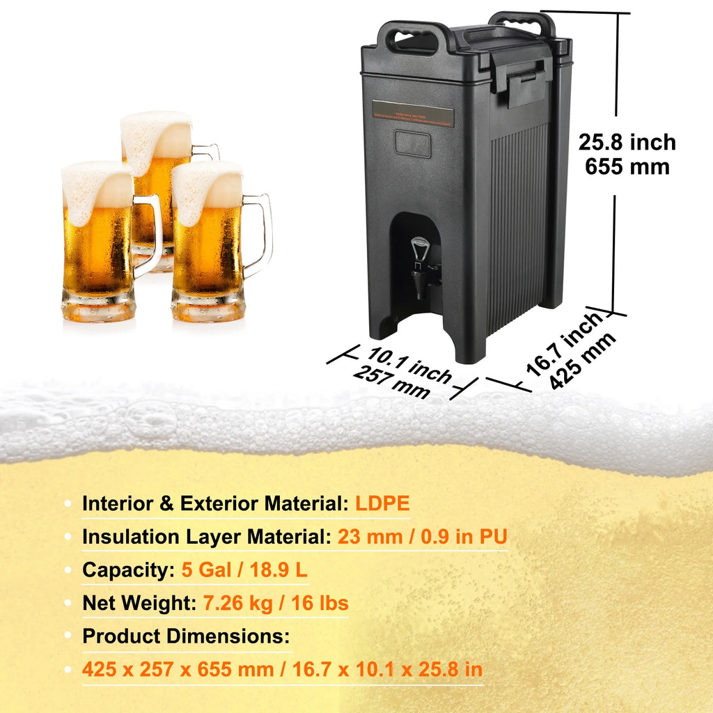 5 Gallon Insulated Beverage Dispenser K9170