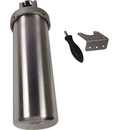 10 inch Filter Housing 0.75 inch NPT 304 SS Water Purification Y611
