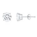 18K White Gold Diamond Stud Earrings W282607