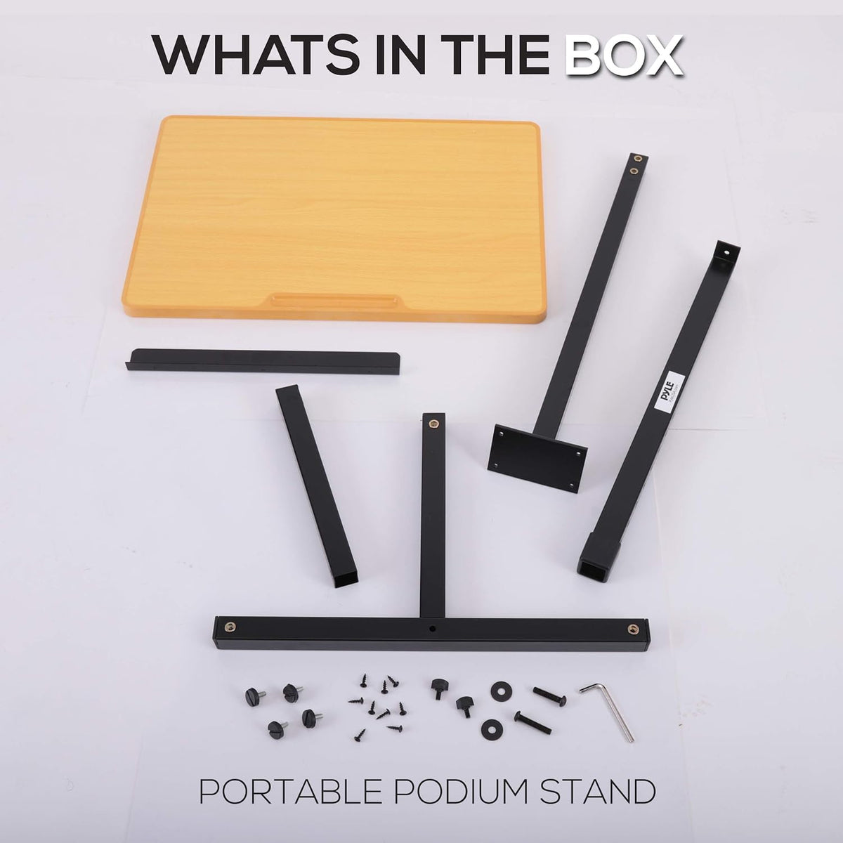 Portable Floor Lectern Podium Stand, Adjustable, Pack of 2 G596