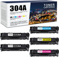 Compatible Toner Cartridges 4 Pack for HP Color CP2025 CM2320fxi CM2320nf Printer D168