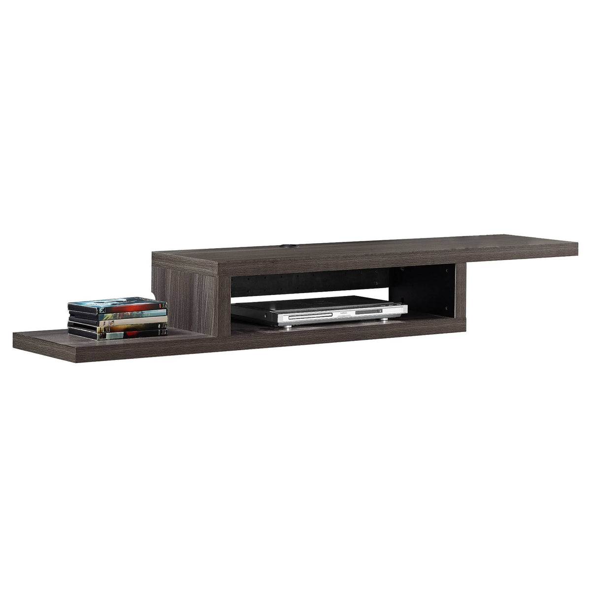 60inch Skyline Walnut Wall Mounted TV Console V37270