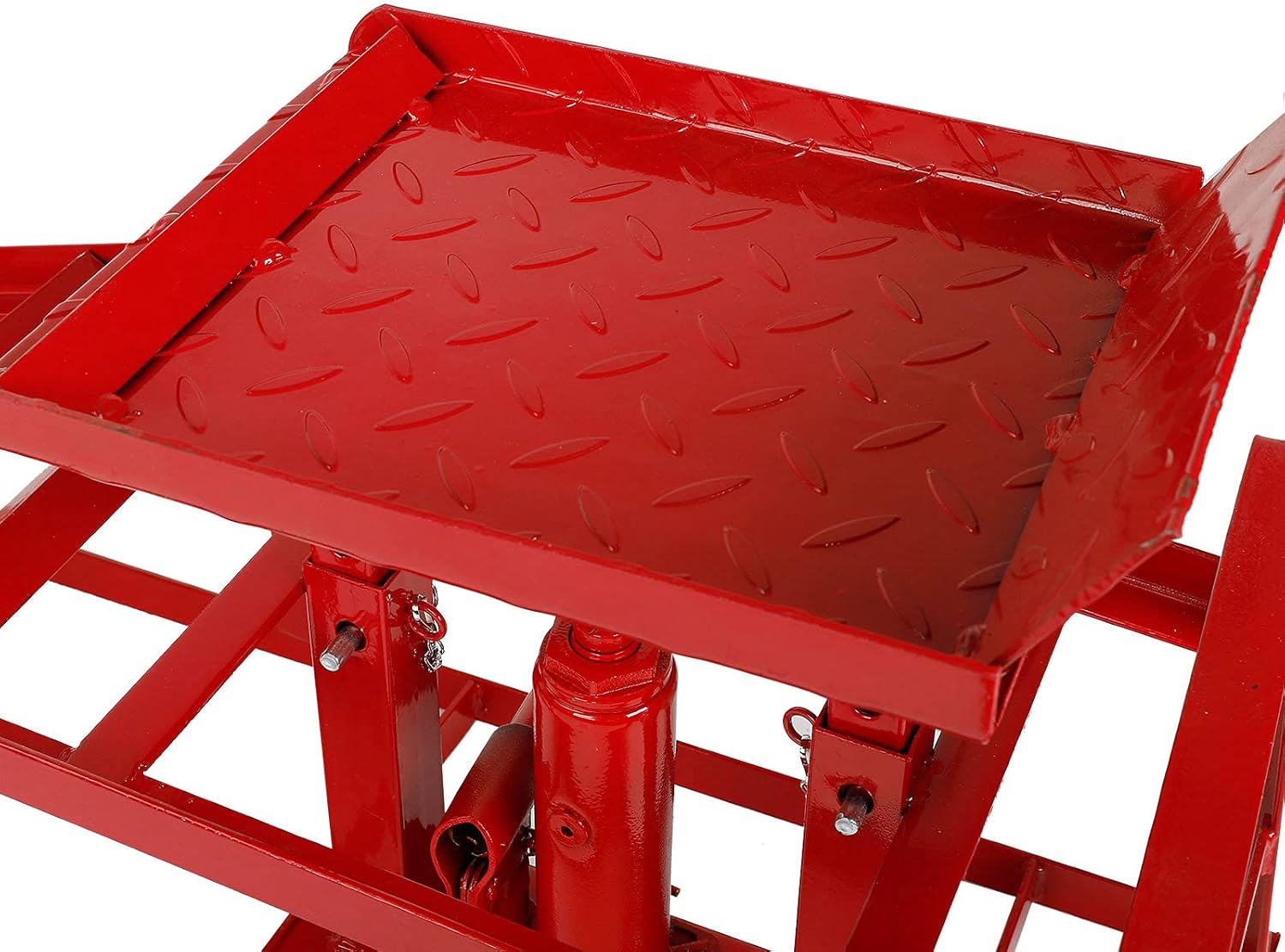 Red Hydraulic Car Lift Ramps M11452