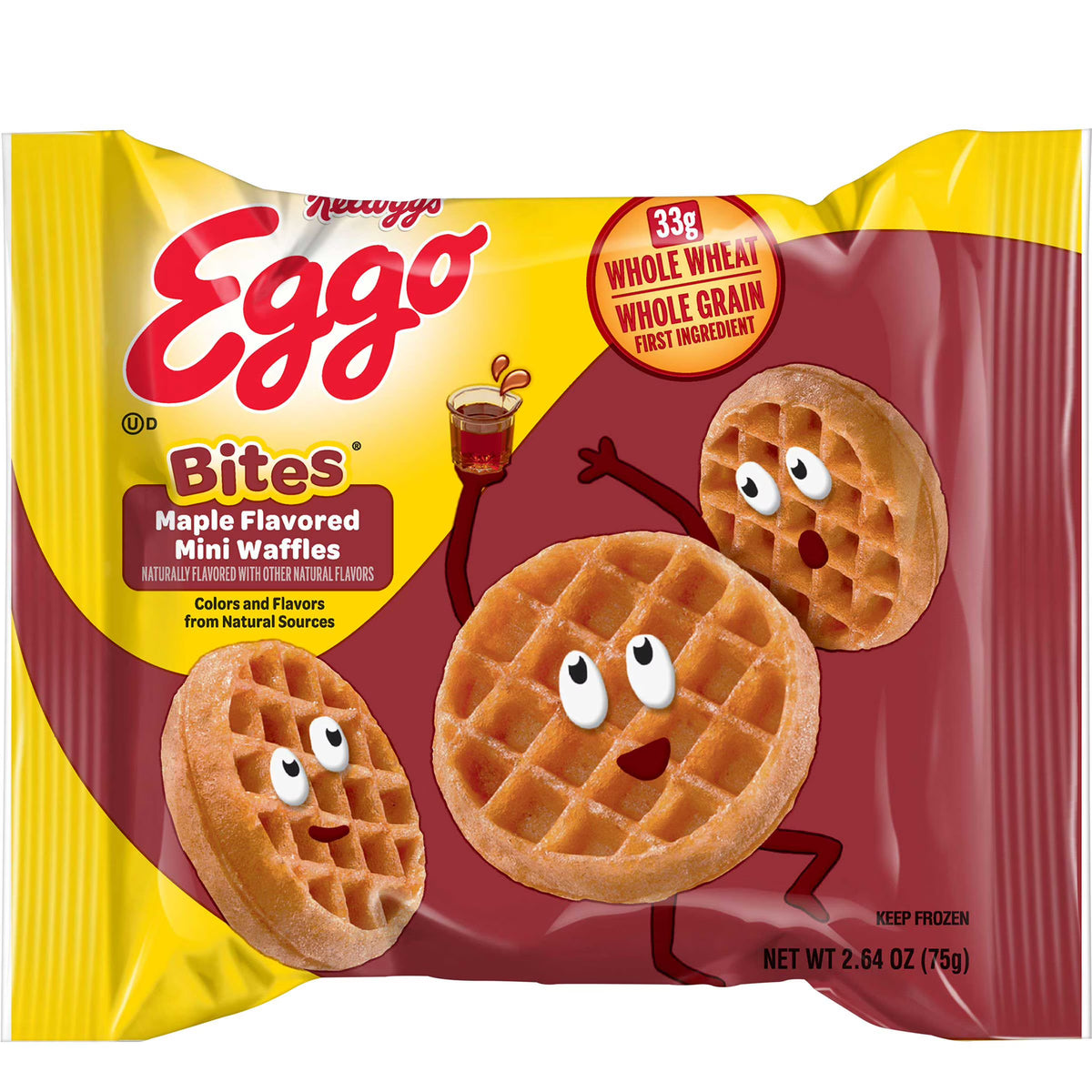 Maple Flavored Waffle, 2.64 Ounce - 72 per case O7193