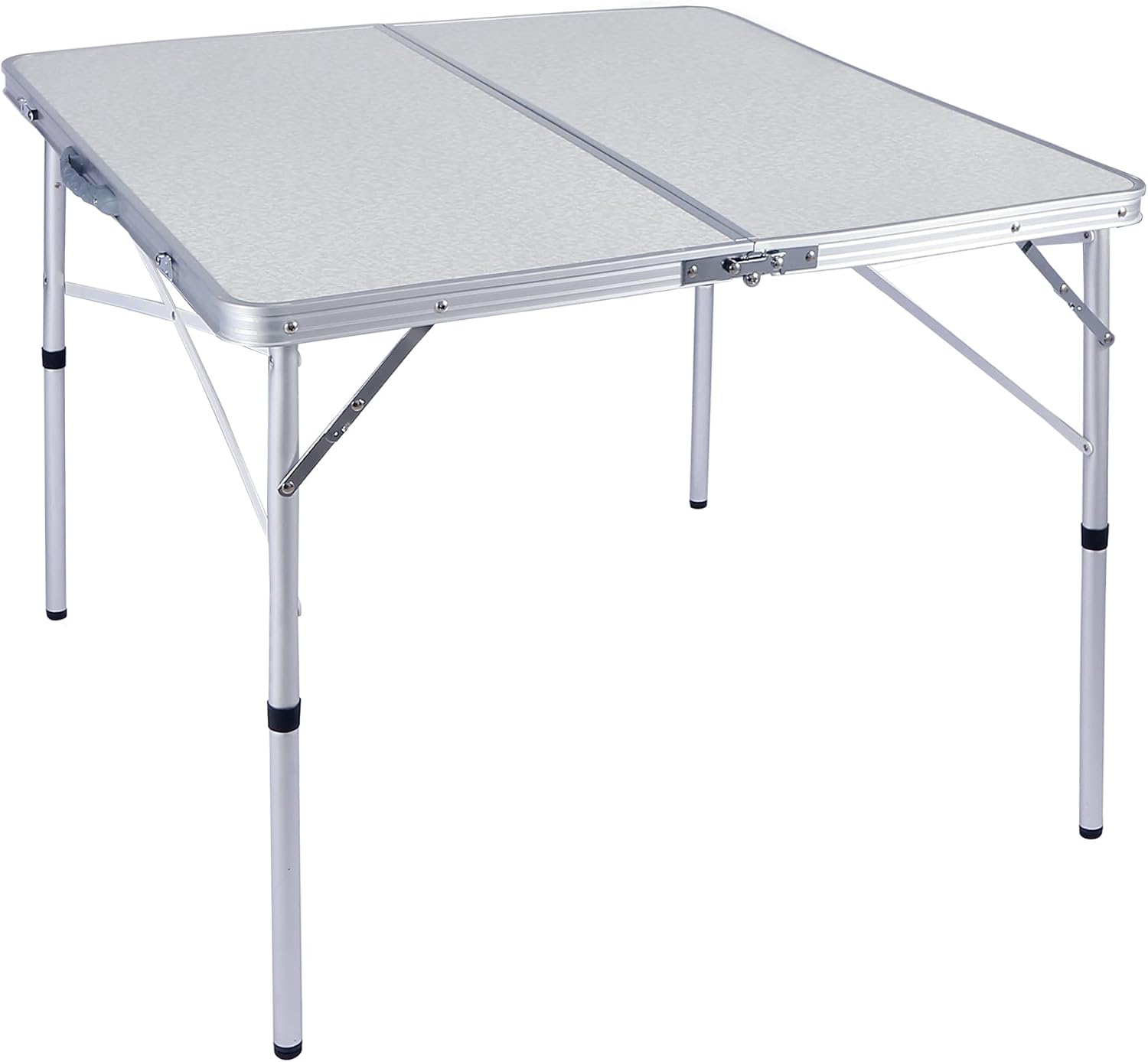 34 Folding Card Table Square with Resin Top, Brown W979
