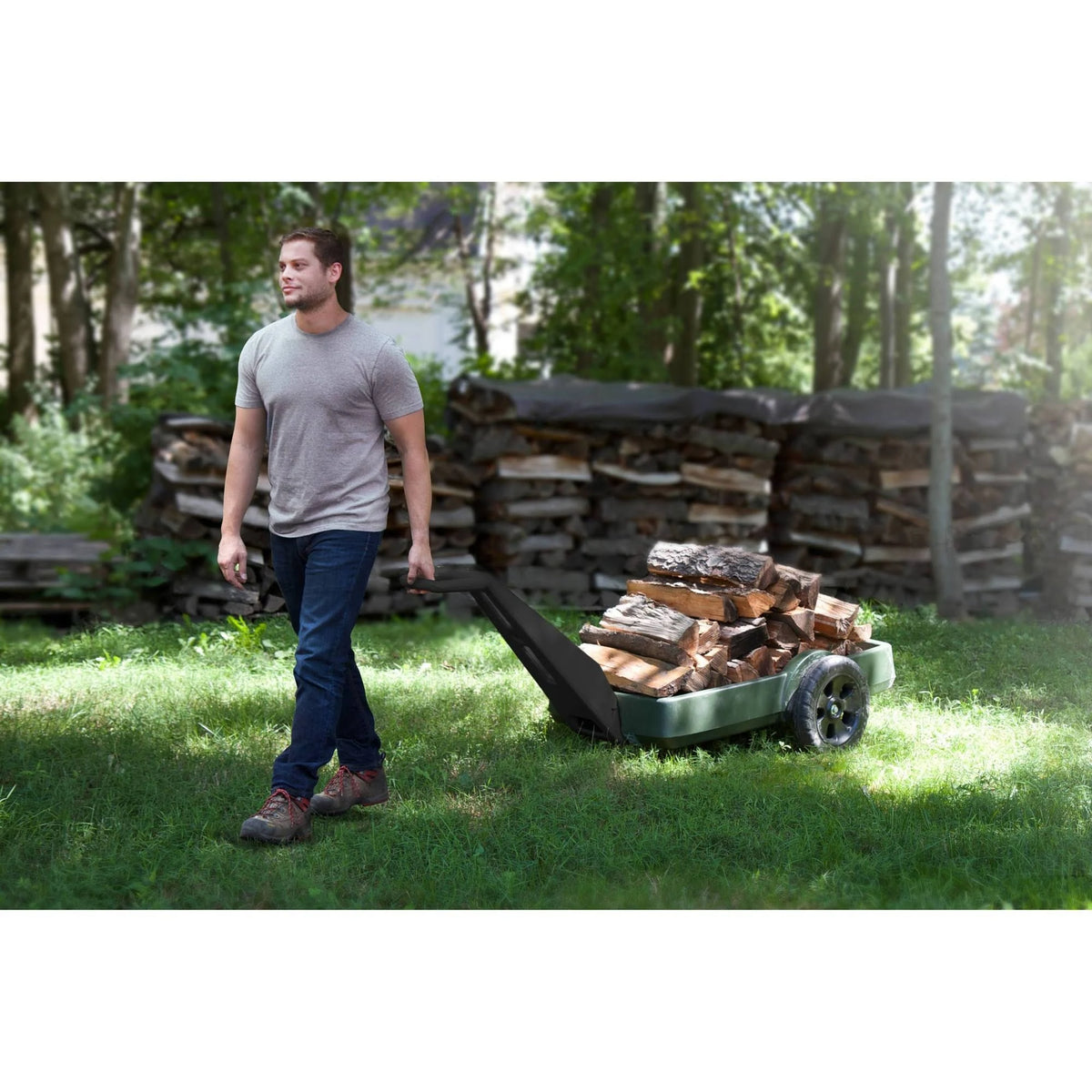Green Flat Bed Cart M36889