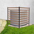Brown 2 Panels 39"W x 51"H Privacy Screens Fence Panel D624