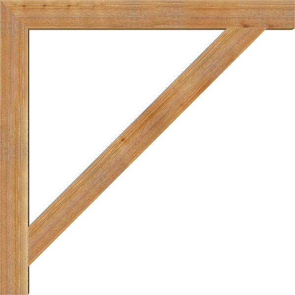 Western Red Cedar Traditional Block Bracket Z1710