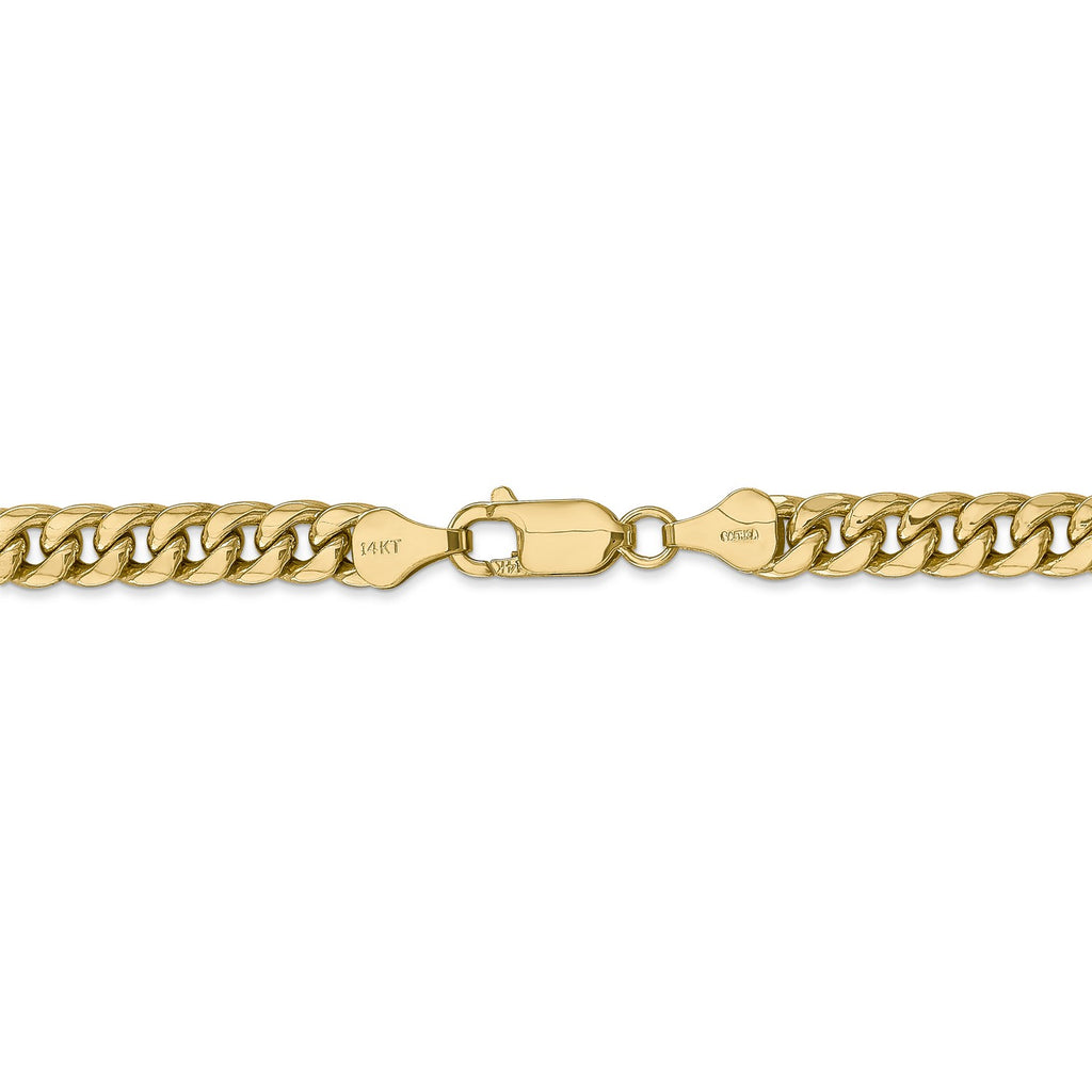 14k Yellow Gold Cuban Link Chain Necklace D9940