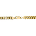 14k Yellow Gold Cuban Link Chain Necklace D9940