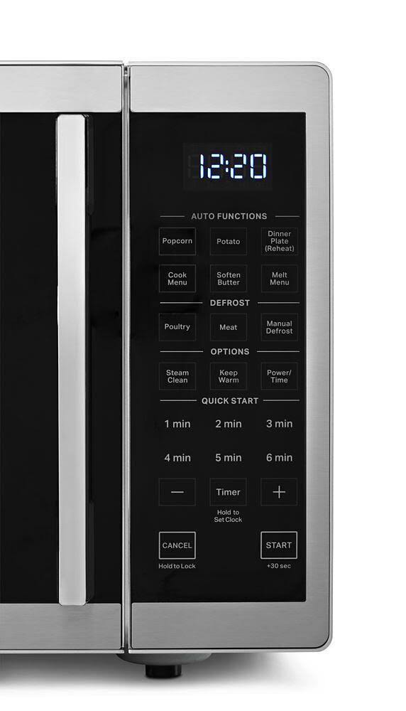 0.9 Cu. ft. Countertop Microwave with 900 Watt Cooking Power Heritage Stainless Steel W9423