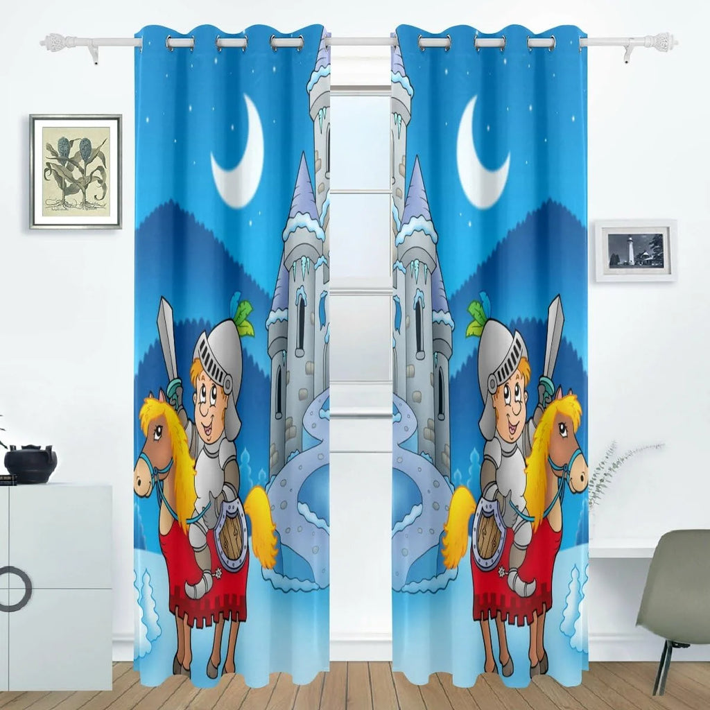 Blackout Window Curtain Panels 2 Panels W55 x L84 In D347762