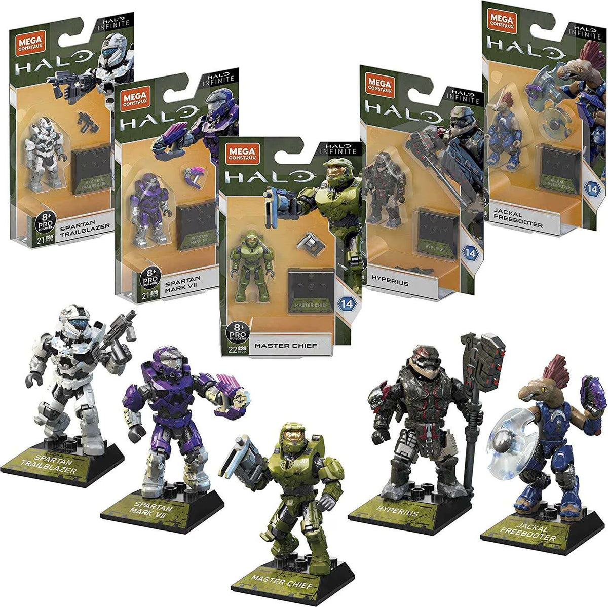 Set of 5 Mini Figures J246