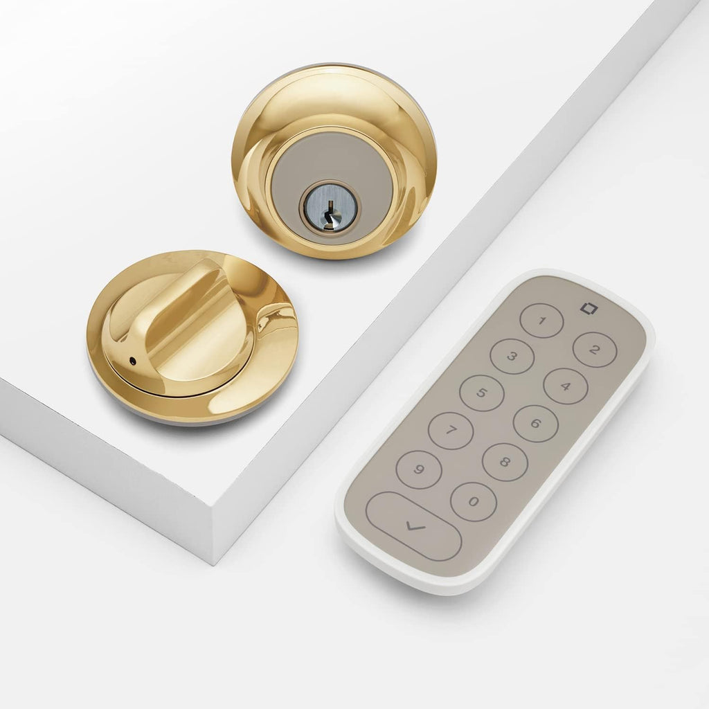 Matte Black Smart Lock with Keypad K24124