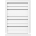 16x22W x 12x22H PVC Gable Vent O44326