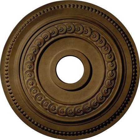 Hand-Painted Brass Oldham Ceiling Medallion M15325