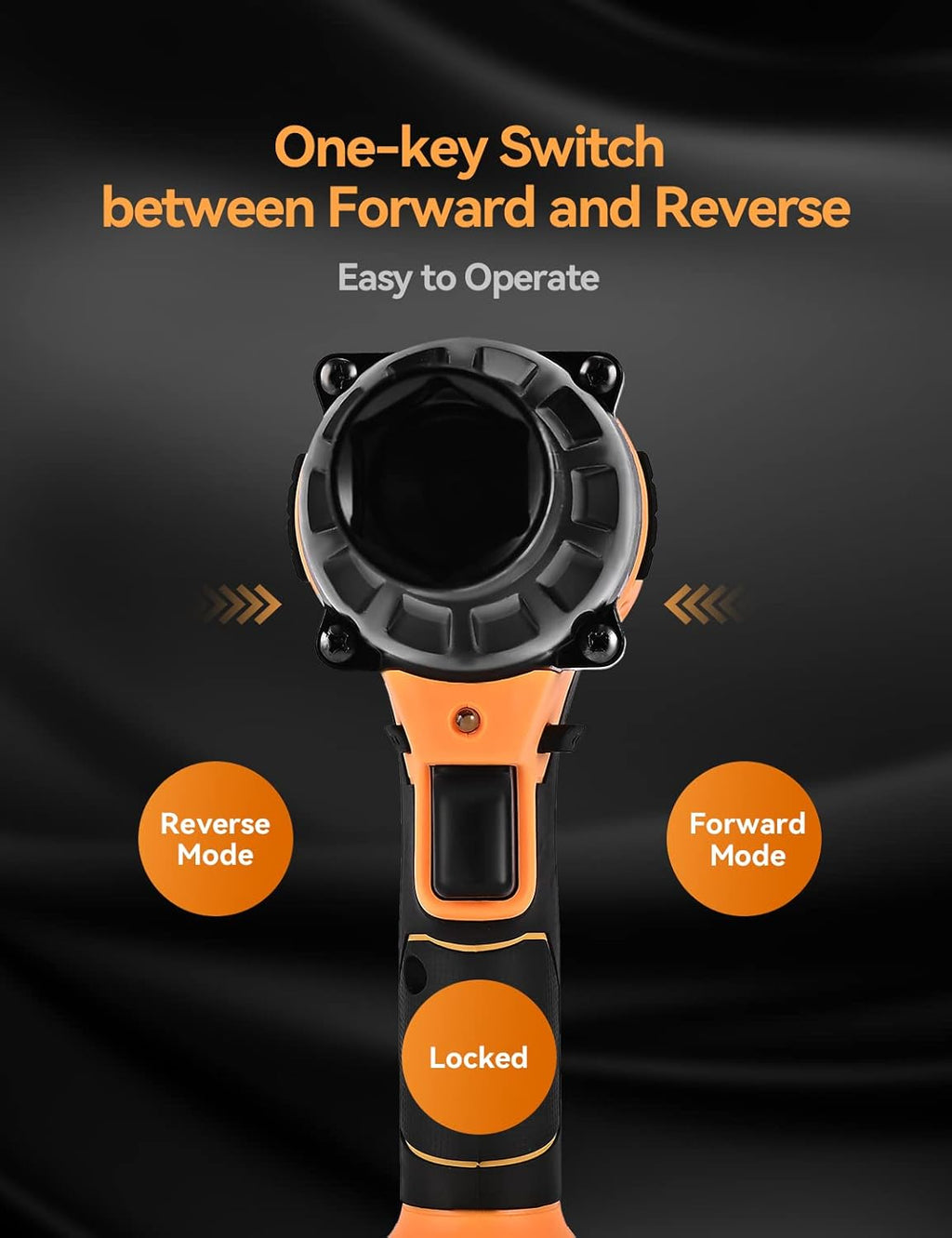 Cordless Impact Wrench, 553 Ft-lb, 2200 RPM, Brushless Motor, 4.0Ah Li-Ion Battery M472