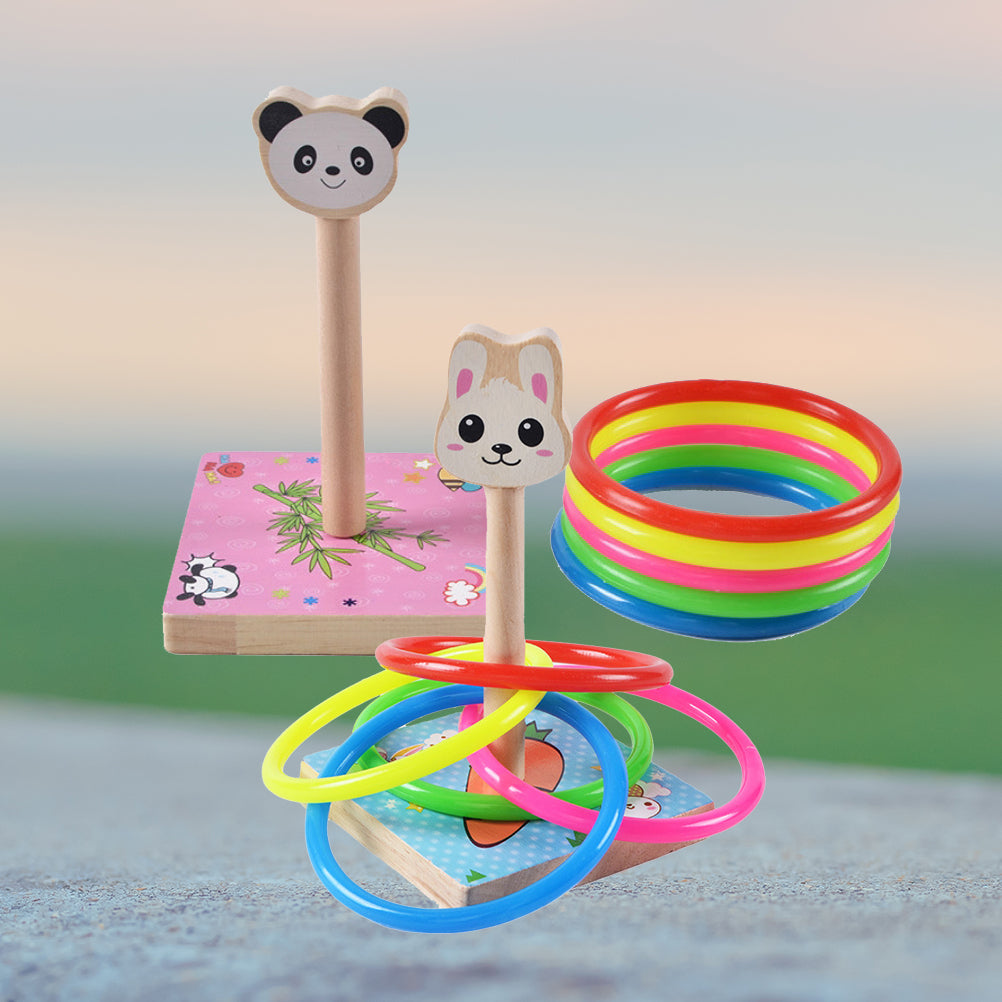 Ring Toss Toy Game Wooden Toys M17910