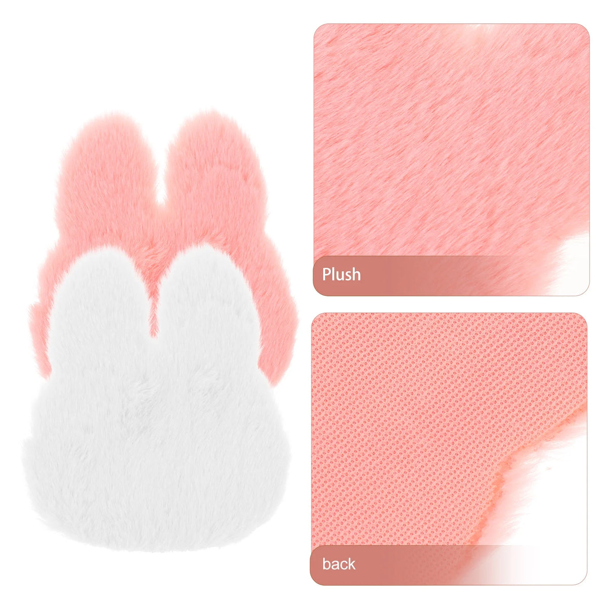 Rabbit Shaped Carpet 2 Pcs Z61554