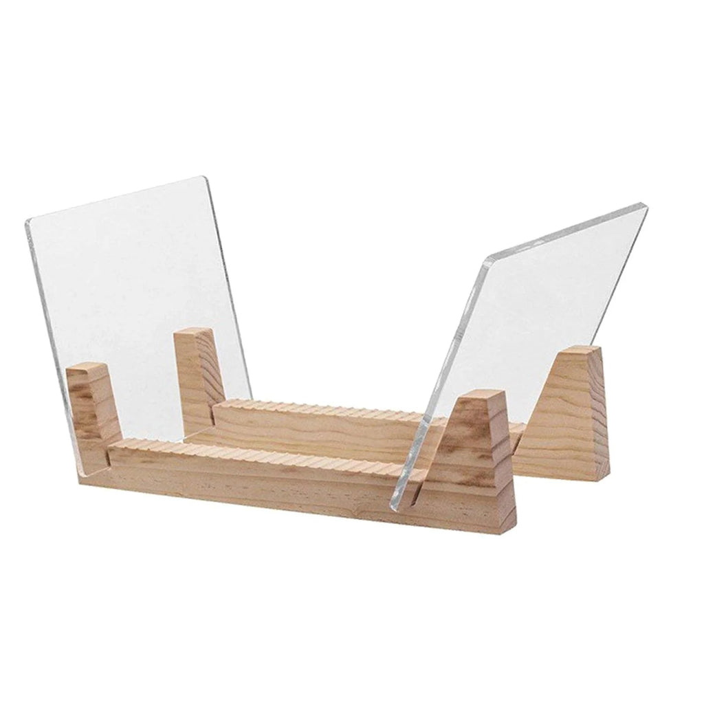 Acrylic Record Storage Holder Tabletop CD Display Rack X30063
