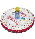 Inflatable Pool Island with LED Birthday Cake I8398
