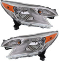 Headlight Set for 2014-2017 Nissan Versa Note Halogen D5776