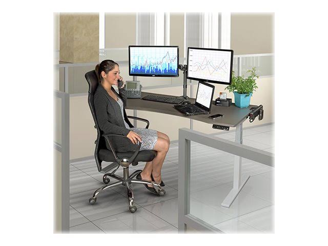 White Sit Stand Desk Top T384518