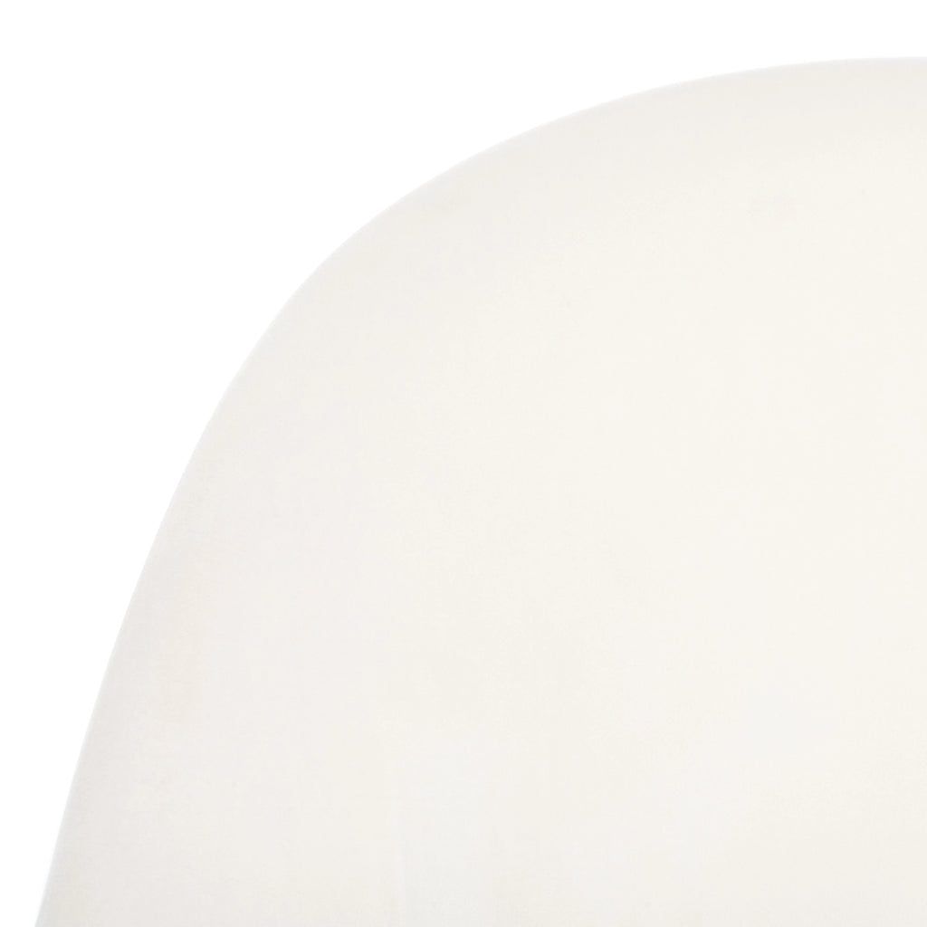 Ivory Velvet Upholstered Arm Chairs Q755914