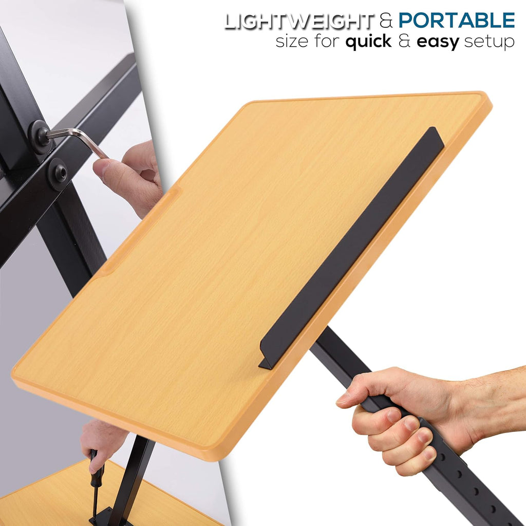 Portable Floor Lectern Podium Stand, Adjustable, Pack of 2 G596
