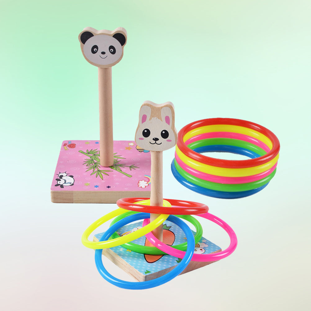 Ring Toss Toy Game Wooden Toys M17910