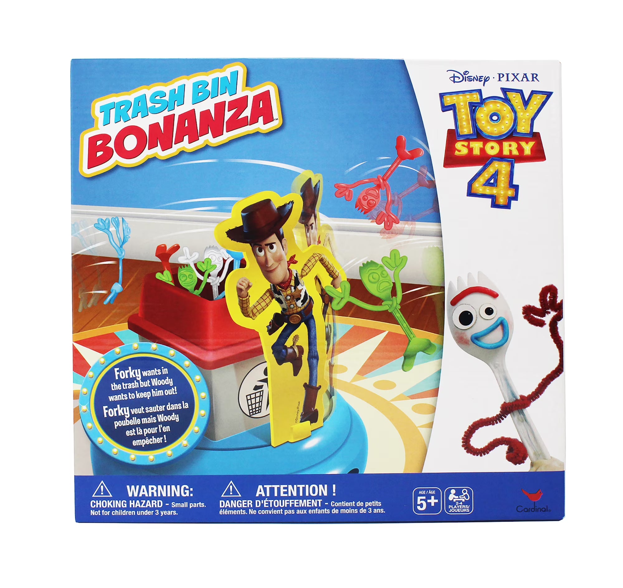 Trash Bin Bonanza Game with Woody and Forky B4322